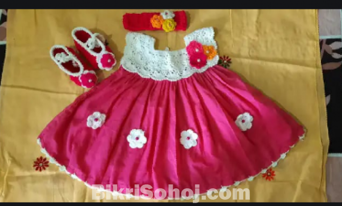 crochet baby dress